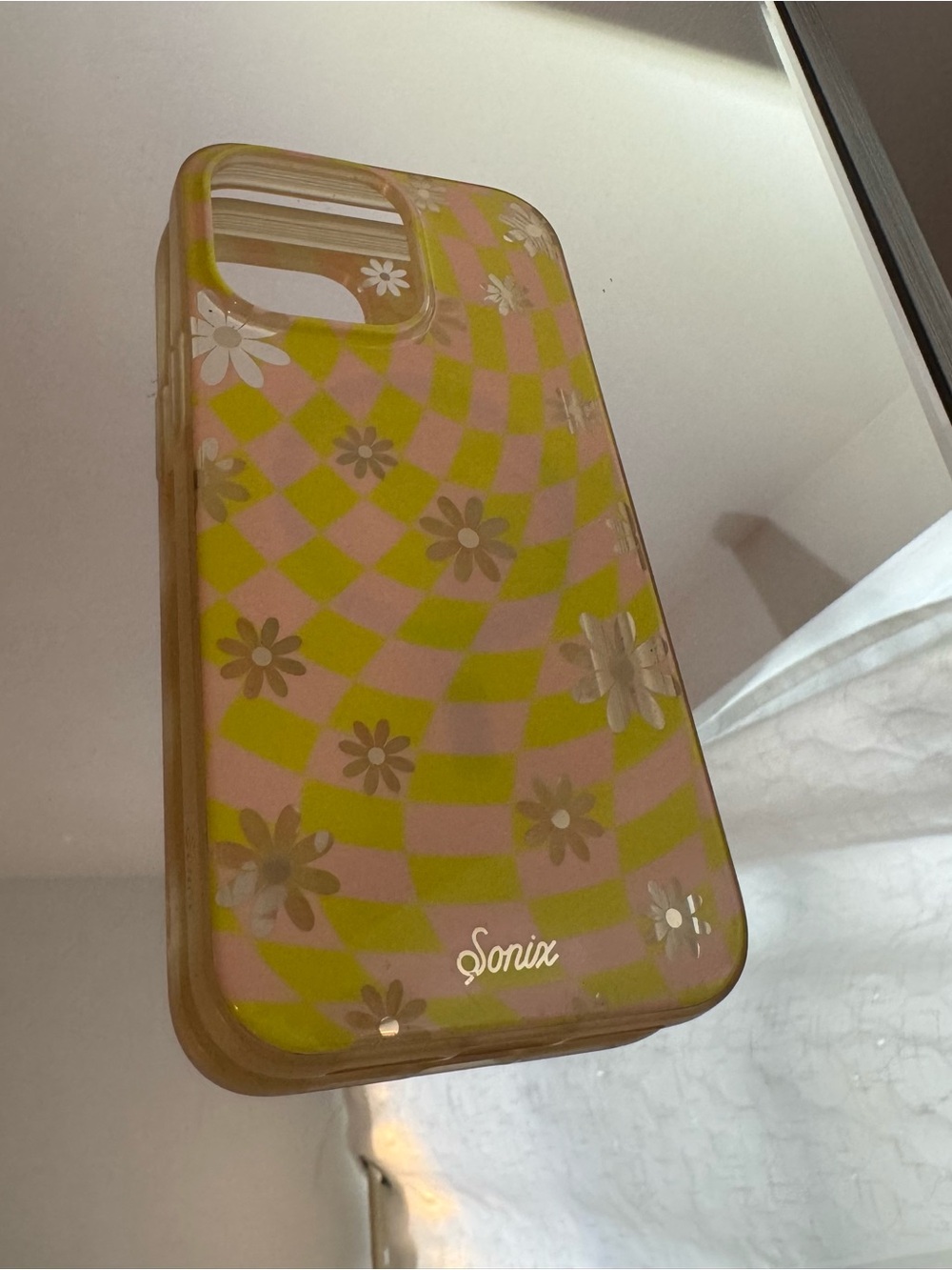 Sonix Pink & Lime Floral Check Phone Case